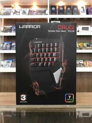 Teclado Gamer One Hand Warrior Drugi | Loja Fisica Curitiba