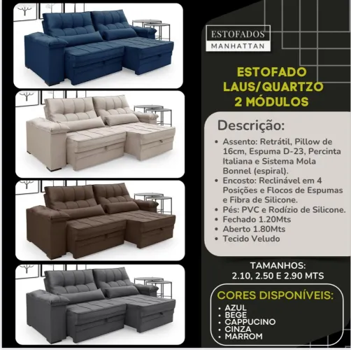 Sofá Laus 2,50