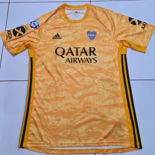 Camisa Goleiro Adidas Boca Juniors Amarela usada em jogo