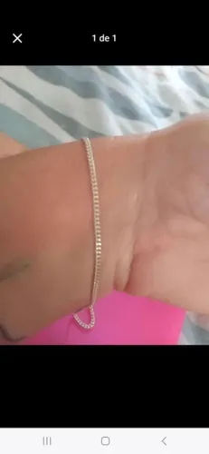Pulseira Masculina Prata 925