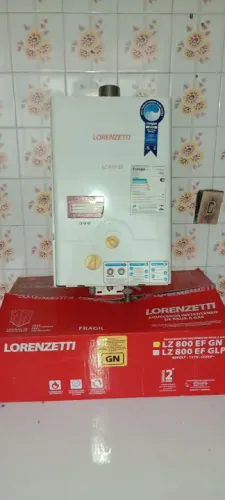 Aquecedor de água a gás Lorenzetti LZ 800 com defeito EF GN