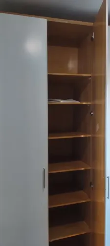 Armario em pau marfim e formica em 12 vezes no cartão
