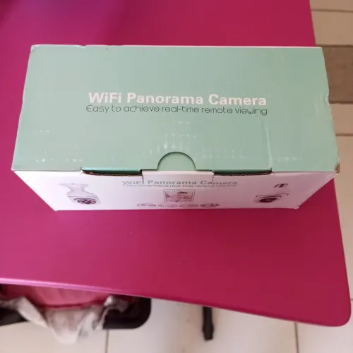 Kit Câmera de Segurança Wifi Panorama - Visão Ampla e Monitoramento Remoto