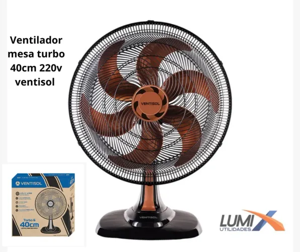 Ventilador nesa 40cm turbo 6 hélice ventisol 220v