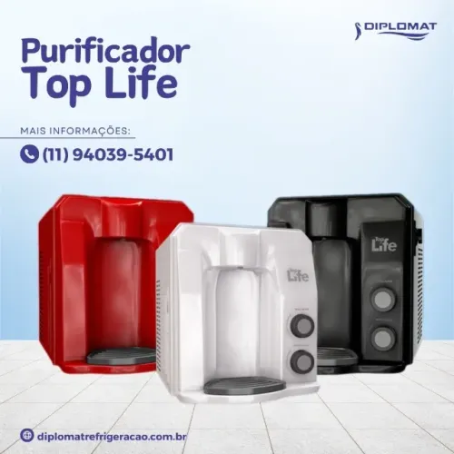 Purificador de Água de Alta Performance Linha Top Life