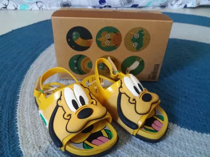 Sandália infantil Mini Melissa Pluto original