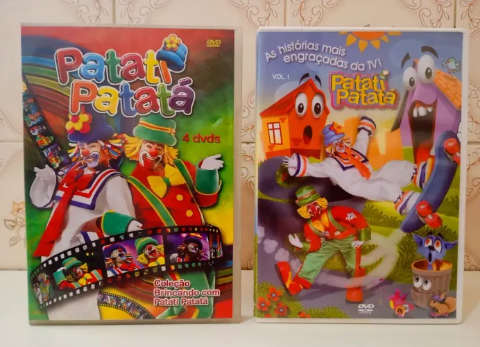 Dvd Combo Patati Patatá Vol. 1 + Coleção 04 Dvds - Originais