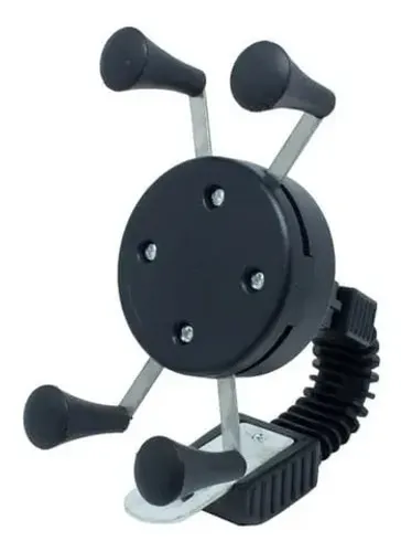 Suporte Pra Gps Celular Moto Garra com carregador