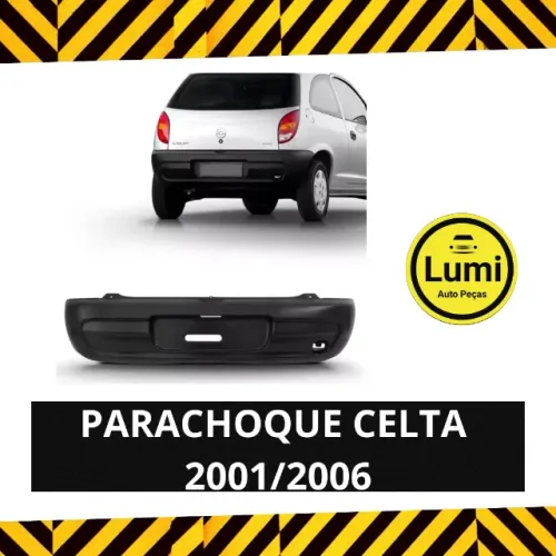 Parachoque traseiro Celta 2001 a 2006 Novo!!