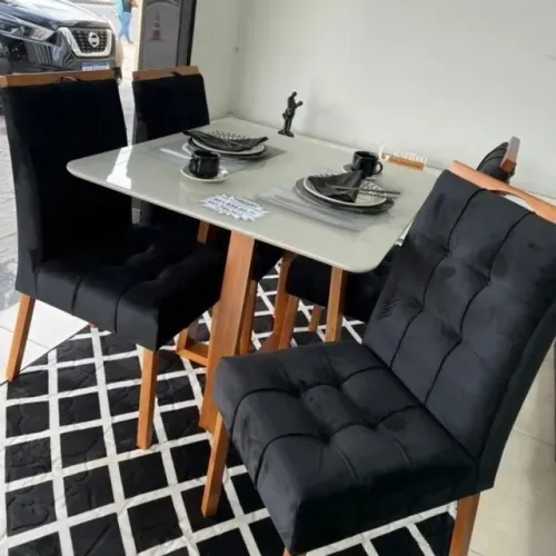 Mesa de Jantar Yasmim 4 Cadeiras tt43