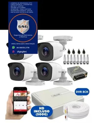 Kit de 4 câmeras a partir de 1.450 promoção 