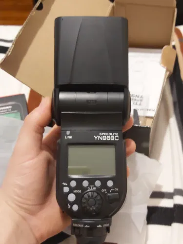 Flash youngnu+ rádio flash para canon