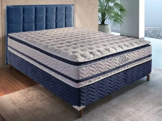 Colchão  Casal  Blue   D33!   Molas Ensacadas   Pronta Entrega!