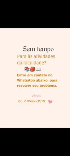 Atividades e trabalhos da faculdade 