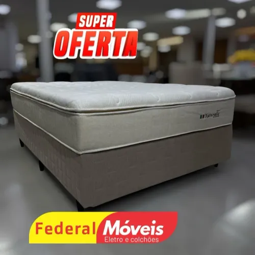 Cama box Casal 1,38m - Nova e Super Confortável!
