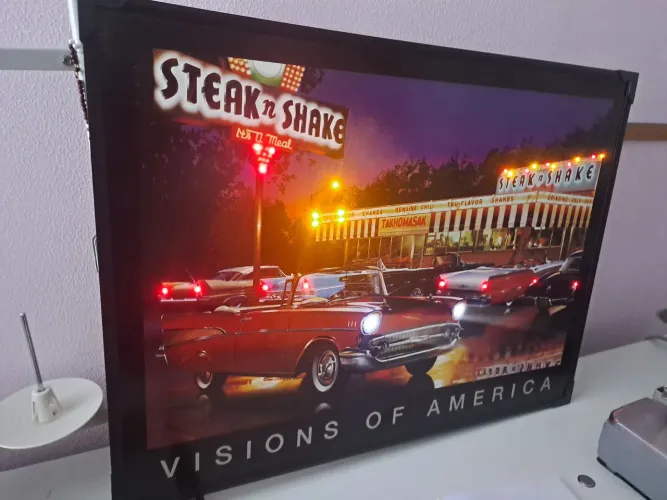 Quadro com leds