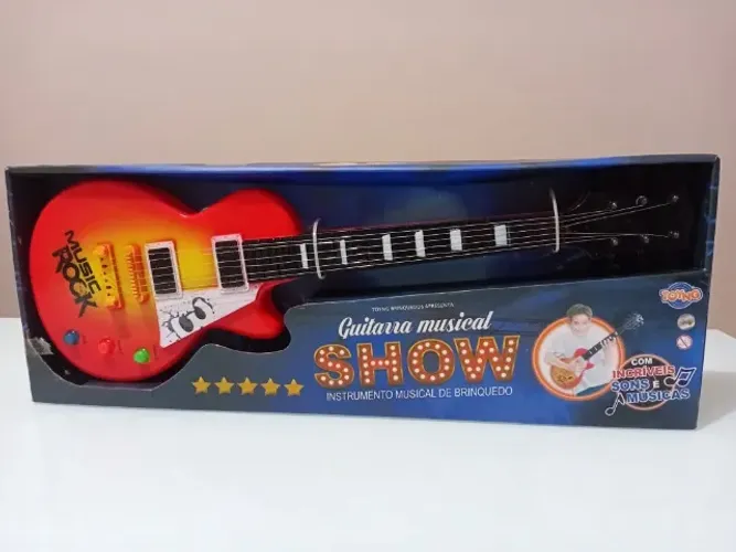 Brinquedo Infantil Guitarra Music Rock 