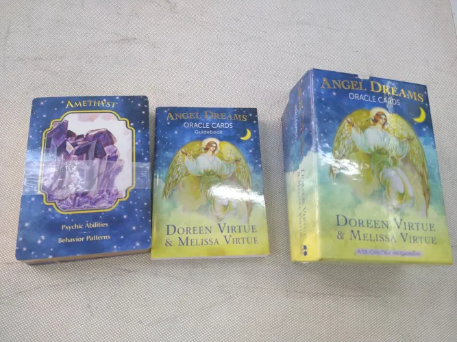 Kit Angel Dreams Oracle Cards + Guia + Ametista