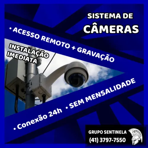 Câmeras de monitoramento com visão noturna colorida