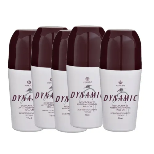 Desodorante Roll-on Dynamic Hinode - 70ml - Kit com 5