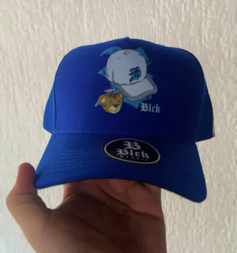 BONÉ BLCK AZUL ABA CURVADA E AJUSTÁVEL