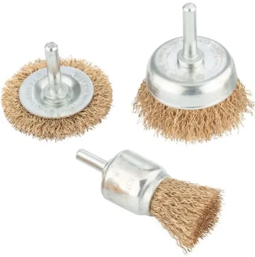 Kit de Escovas de Aço para Furadeira