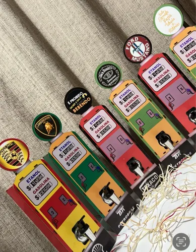 Mini Bombas de Combustível Pingometro- Decoração e Lembrancinhas