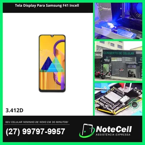 Tela Display Para Samsung F41 Incell- Instalação Expressa Em 30 Minutos!
