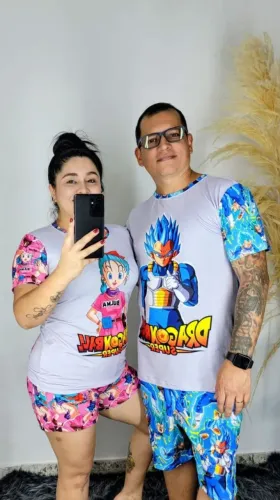 Conjunto casal- Camiseta e Shorts