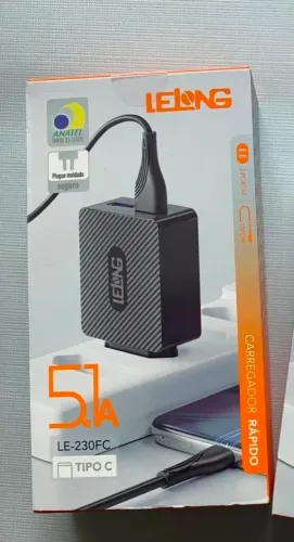 Carregador Rápido 5.1A Lelong
