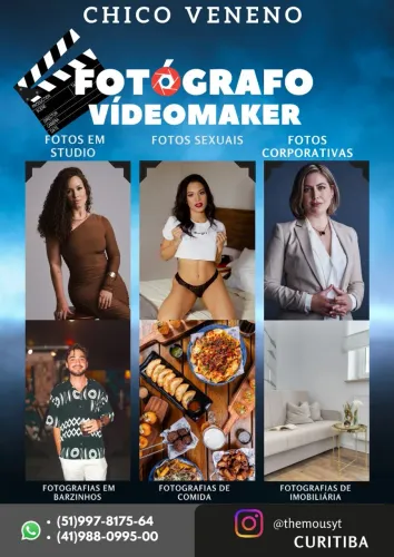 Captação de vídeos e fotos
