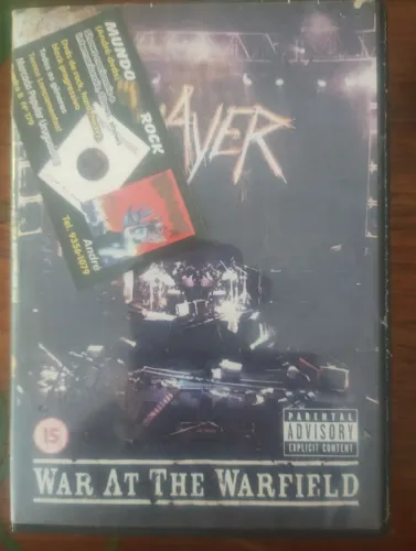 dvd slayer war at the warfield, novo, raridade!
