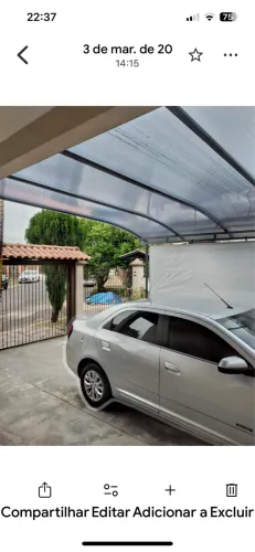 Toldo de policarbonato