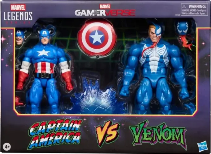 Captain America Vs Venom Gamerverse Legends - Lacrado