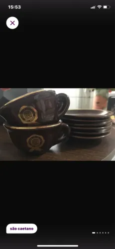 Jogo de xícaras de café 1890