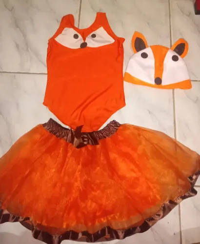 Fantasia raposa infantil - Completa e Linda!