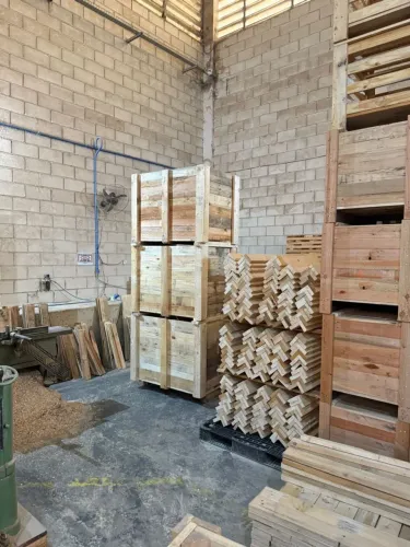 Palletes Caixas de madeira para comércio