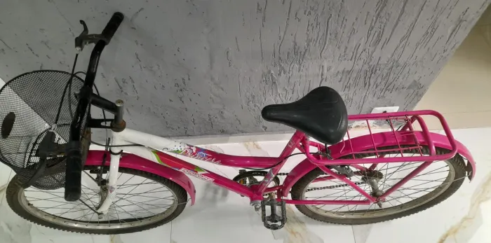 Bicicleta Ato 26" Rosa Modelo Caloi