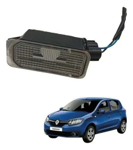 Lanterna Luz Placa Renault Clio Logan Sandero 2017 2018 2019