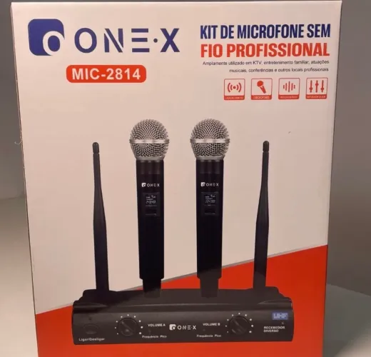 Microfone sem fio profissional 
