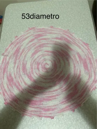 CENTRO DE MESA EM CROCHÊ RETRÔ 