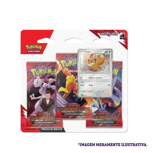 Blister Triplo Rivais Predestinados Pokémon TCG