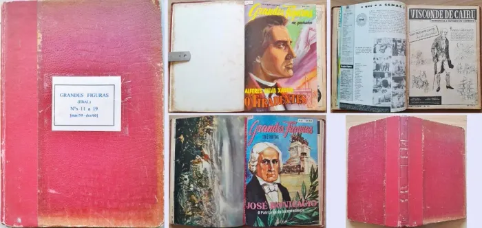 Grandes Figuras - Encadernado* Edições 11 a 19 (Ebal) [mar/59-dez/60].