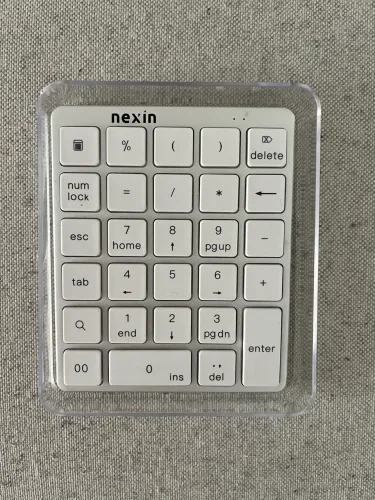 Teclado Numérico Bluetooth Recarregável 28 Teclas Macbook