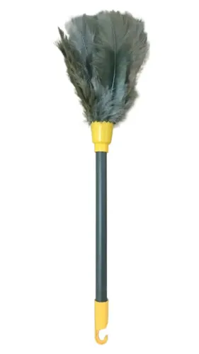 Espanador de po 50cm pena de avestruz limpa poeira