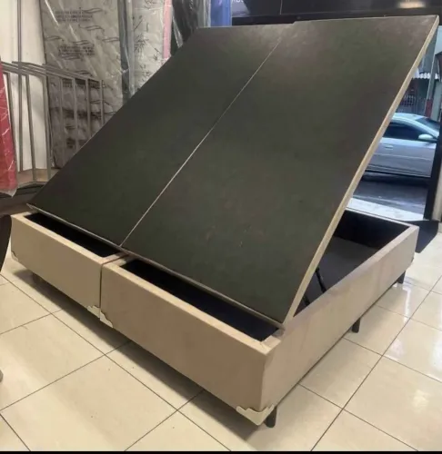 Cama Box com Baú - Queen