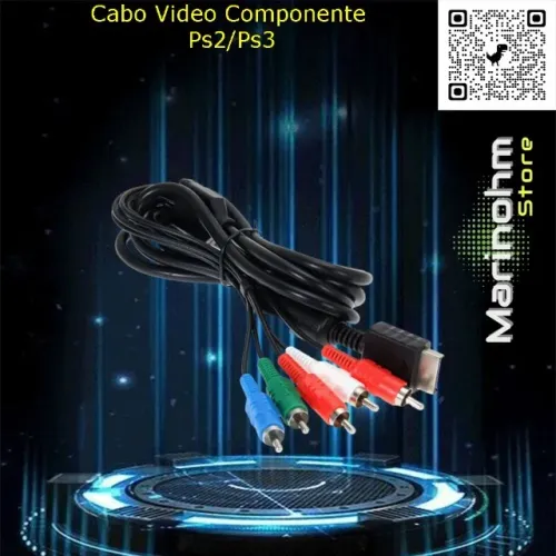 Cabo Video Componente Ps2 Ps3 Playstation