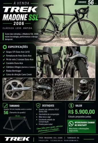 Bicicleta Speed Trek Madone