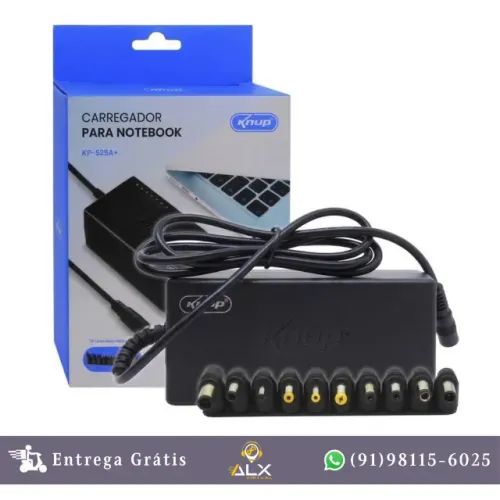 Fonte Universal para Notebook Knup Kp-525a+ *ENTREGA GRÁTIS*