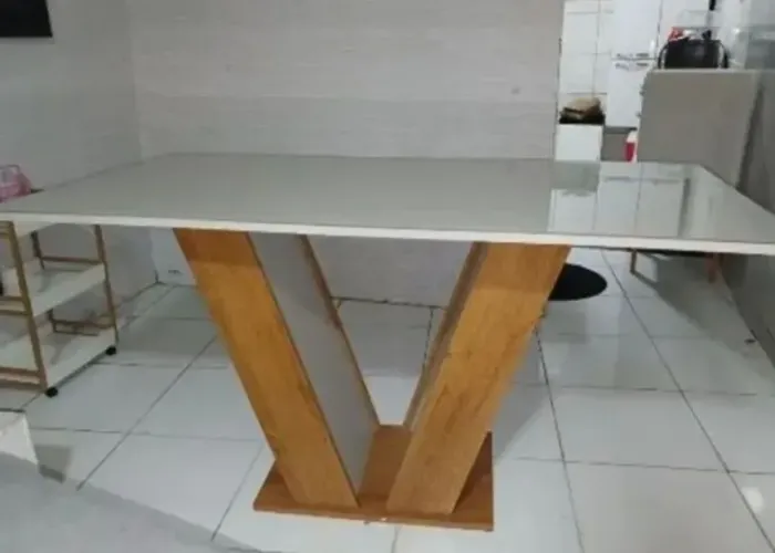 Mesa de jantar 6 cadeiras 1.60